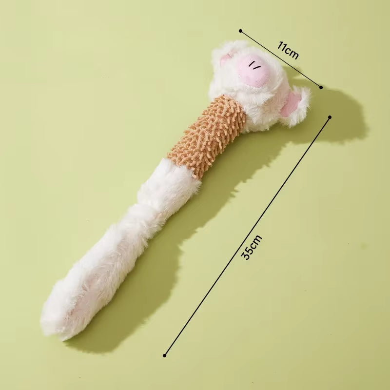 Pet Bite Toy Wear Resistant and Tear Resistant Cotton Rope Peanut Pig Toy Dog Teeth Grinding Cleaning Cartoon Pet Toy