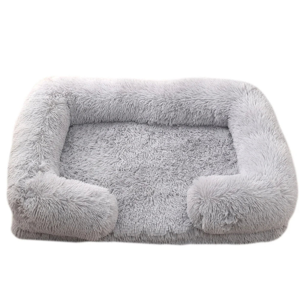 Soothing  Pet Couch Bed with Removable Mat