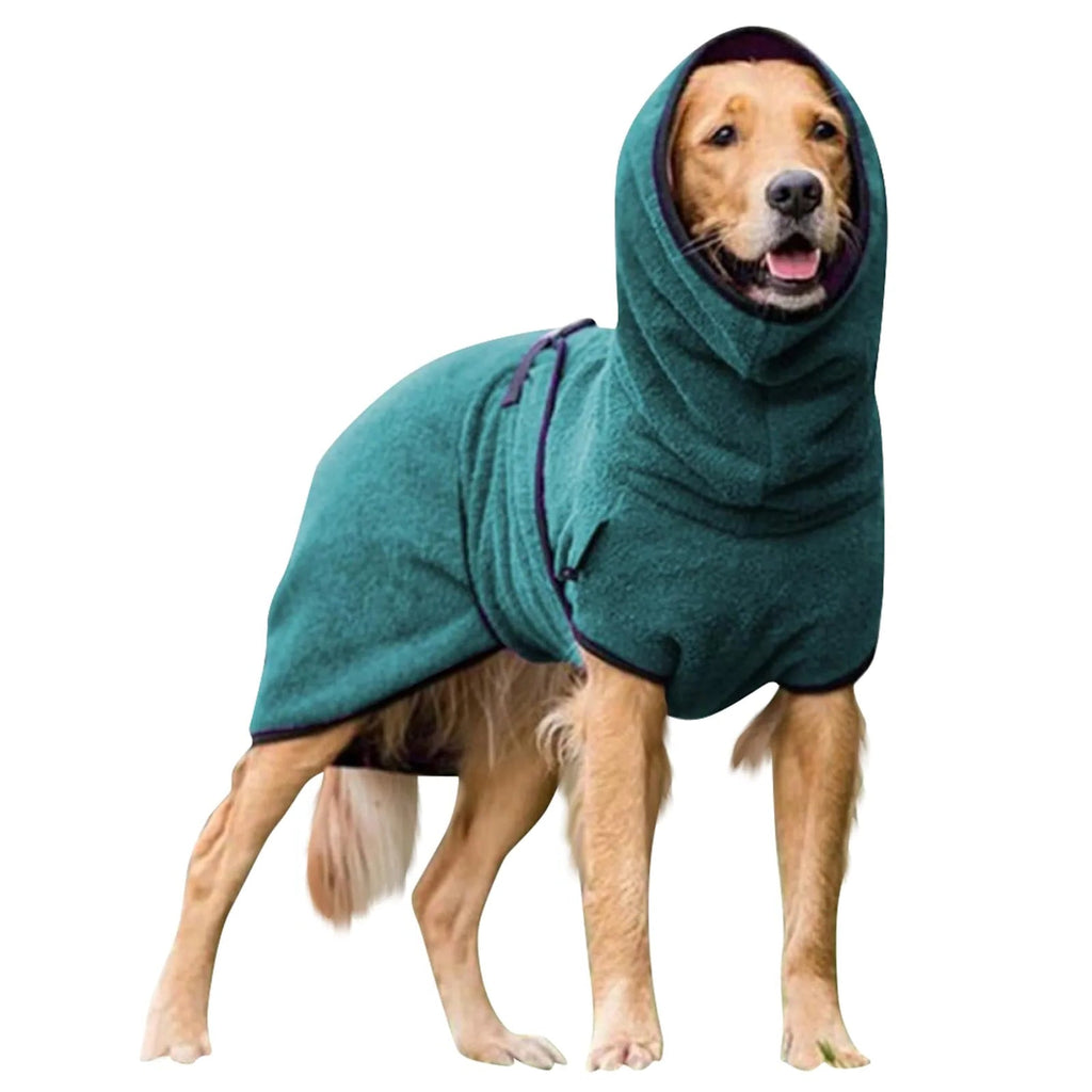 Hooded Pet Thick Jumpsuit for Medium Large Dogs