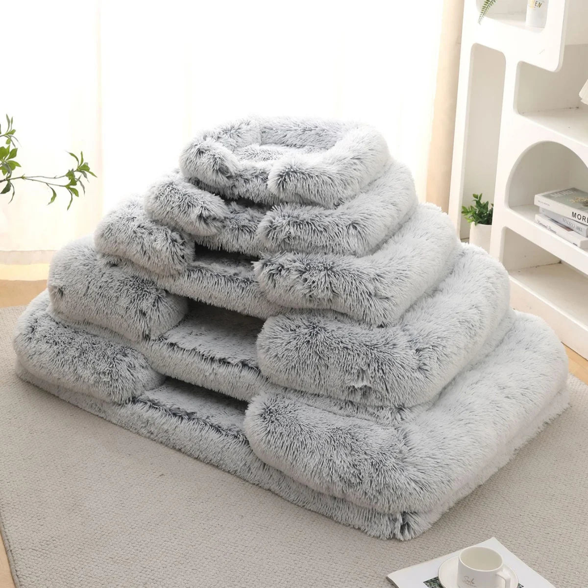 Square Plush Pet Bed