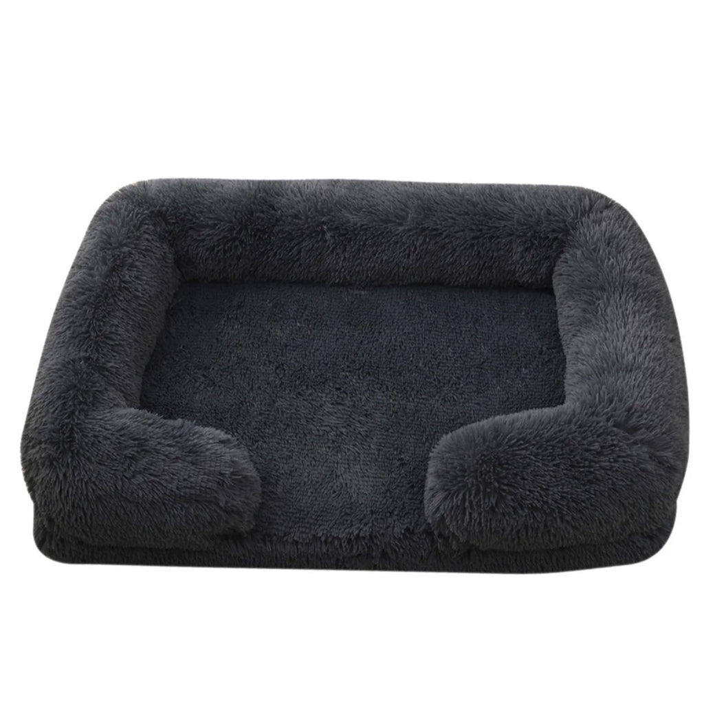 Soothing  Pet Couch Bed with Removable Mat