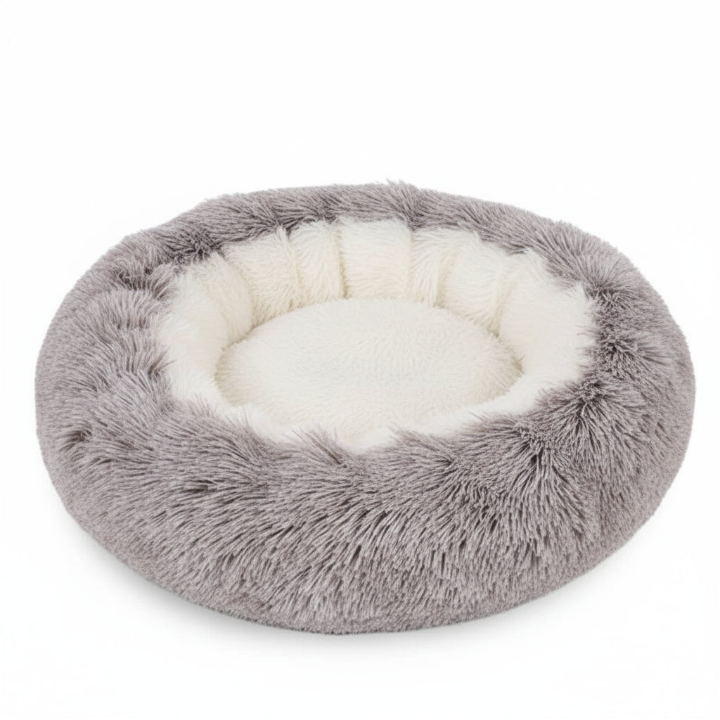 Calm and Warming  Round  Pet Bed with Cover