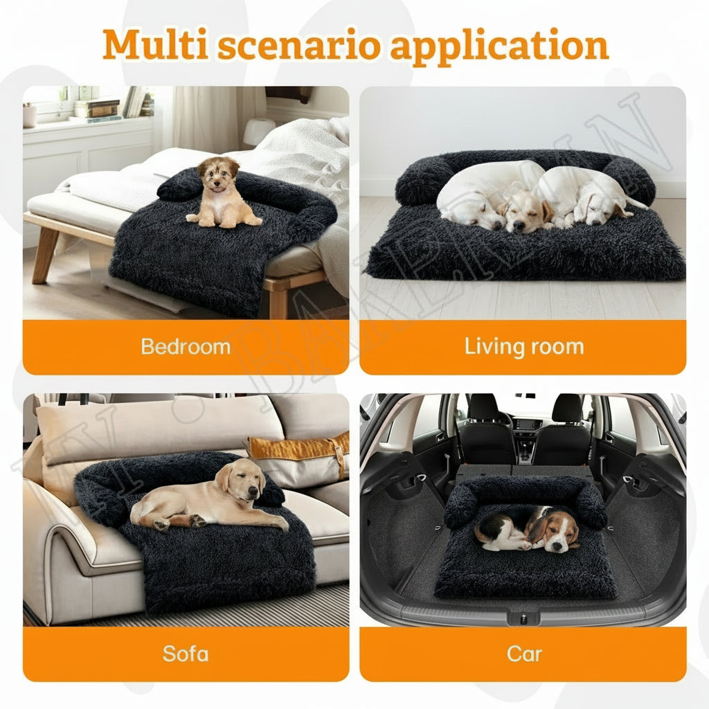 Calming Pet Bed and Sofa Protector 