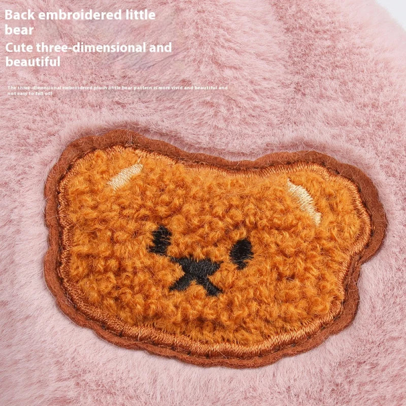 Cozy Winter Cat Apparel - Plush Thermal with Cute Embroidery Outfit