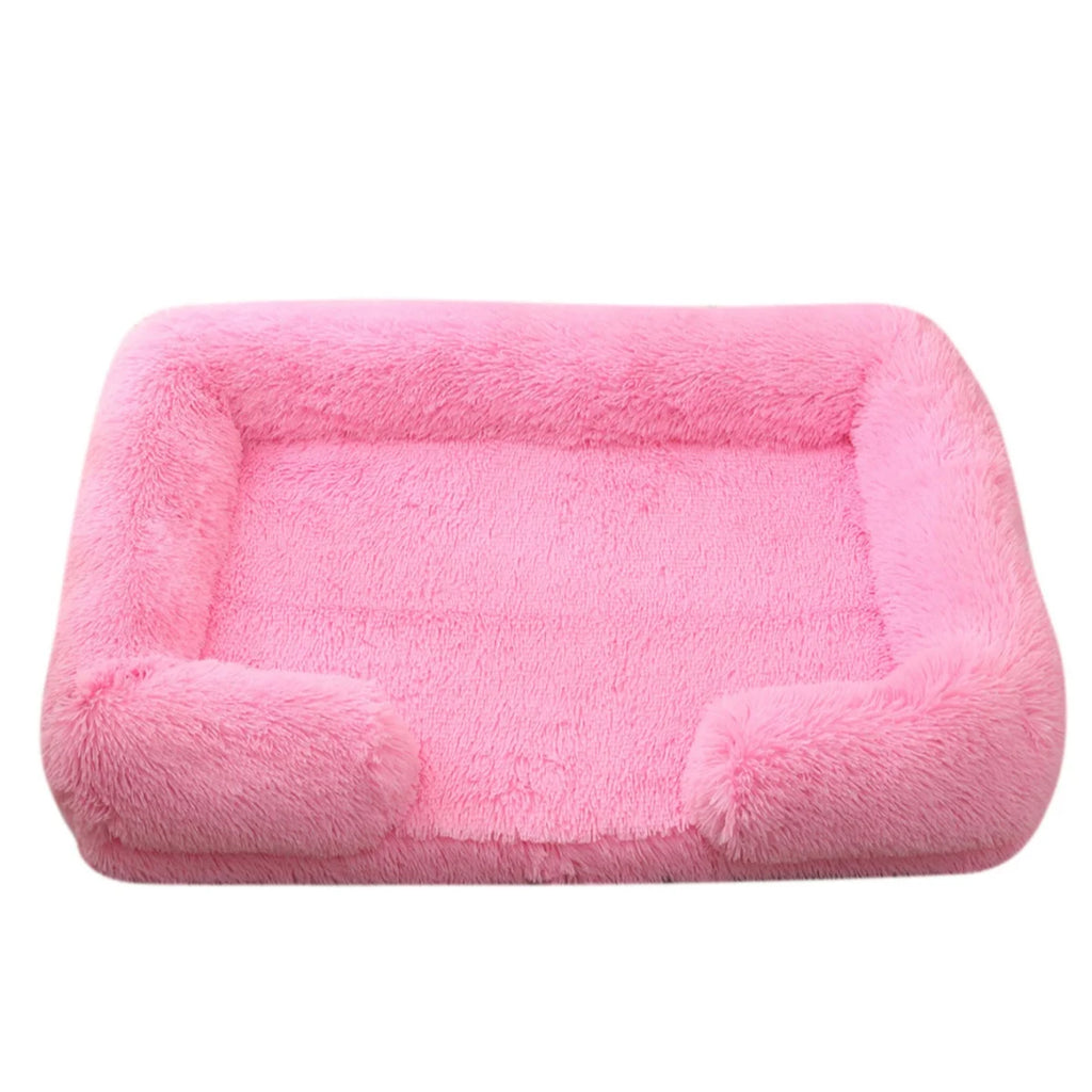 Soothing  Pet Couch Bed with Removable Mat
