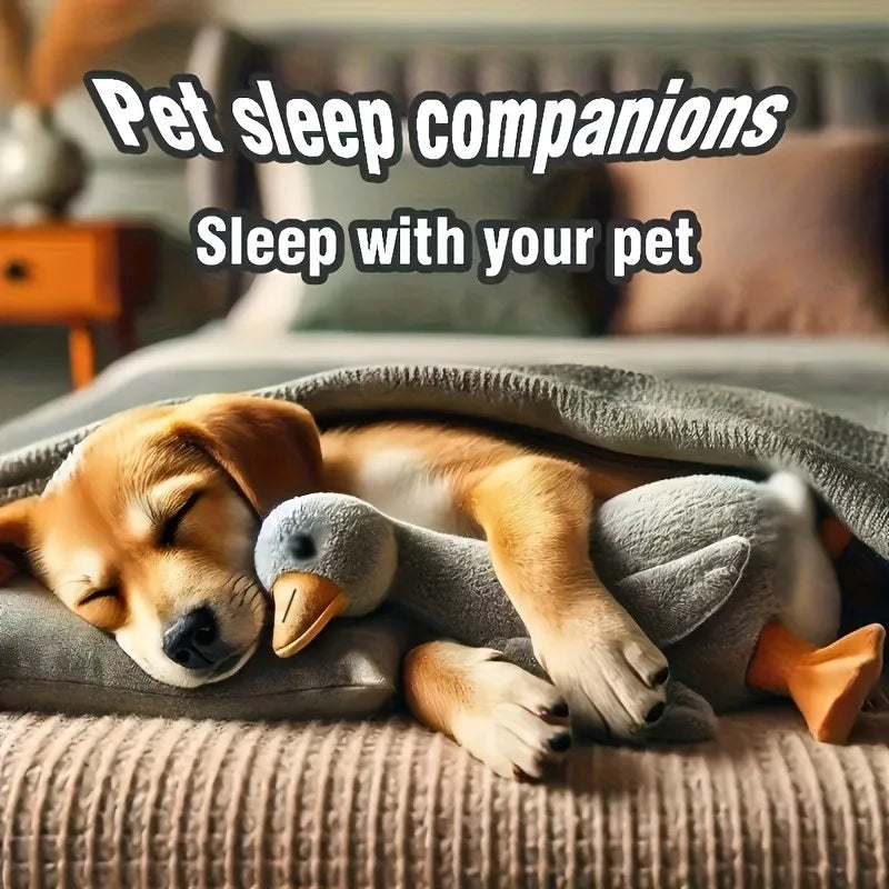 50cm Soft Colorful Duck Plush Toy for Cats Dogs Relax Pet Companion