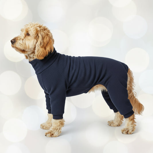 Cozy & Stylish Dog Fleece Pullover Pajamas - Perfect Winter Jacket for Small to Large Dogs