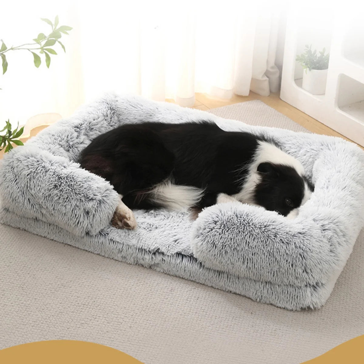 Square Plush Pet Bed