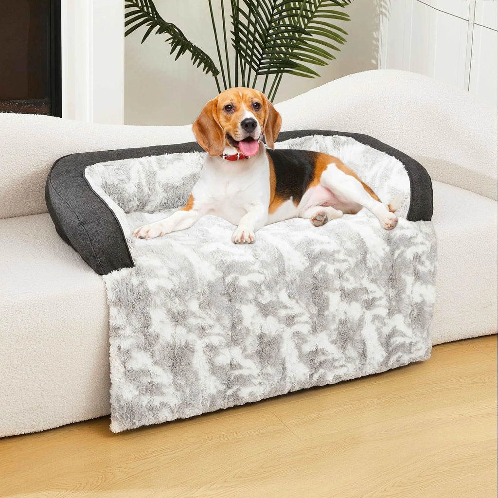 Comfy Plush Large Dog Sofa Bed 35x31 Inch