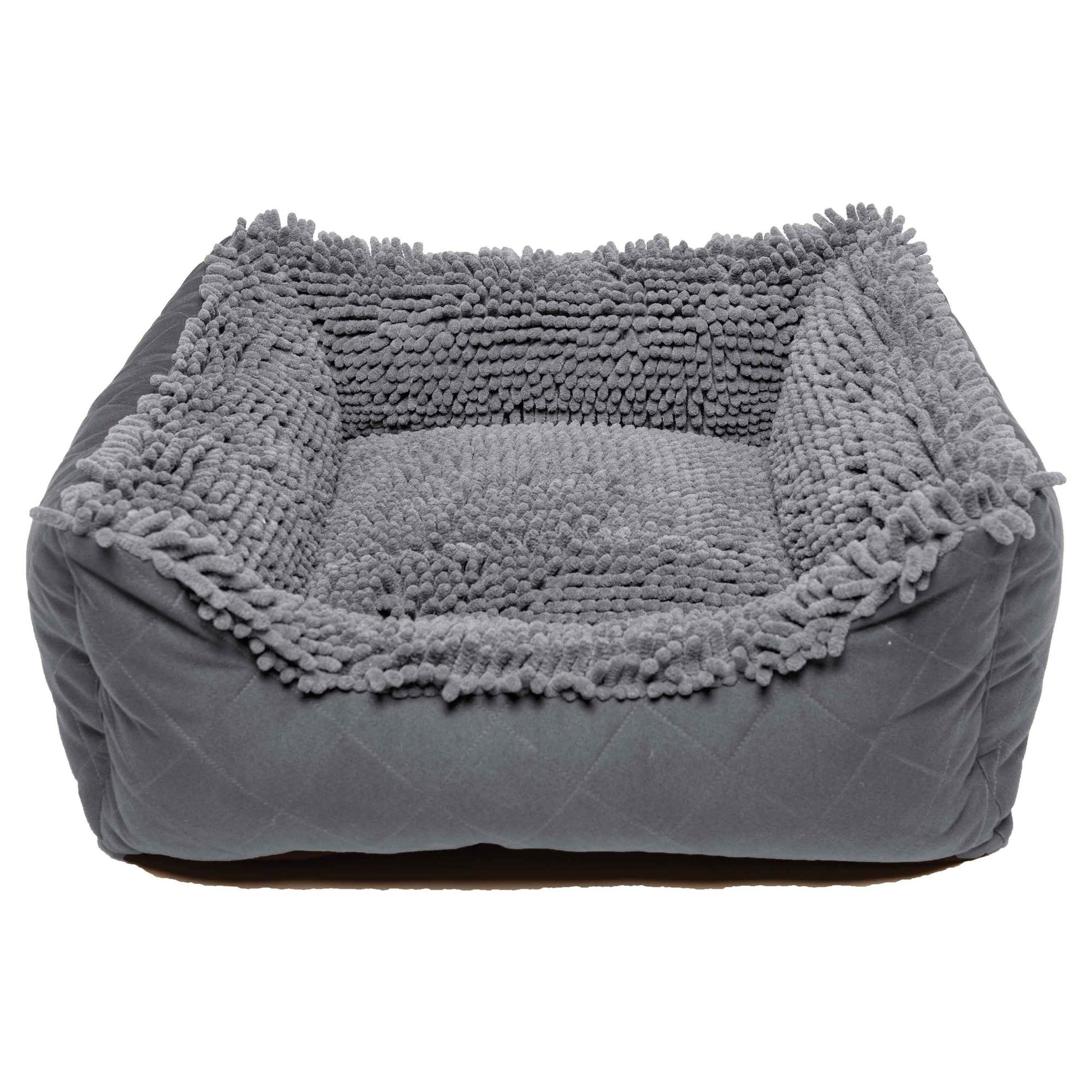 FurHeartJoy Dirty Dog Microfiber Lounger Bed  Anti-Microbial Nesting Sanctuary - Image 2