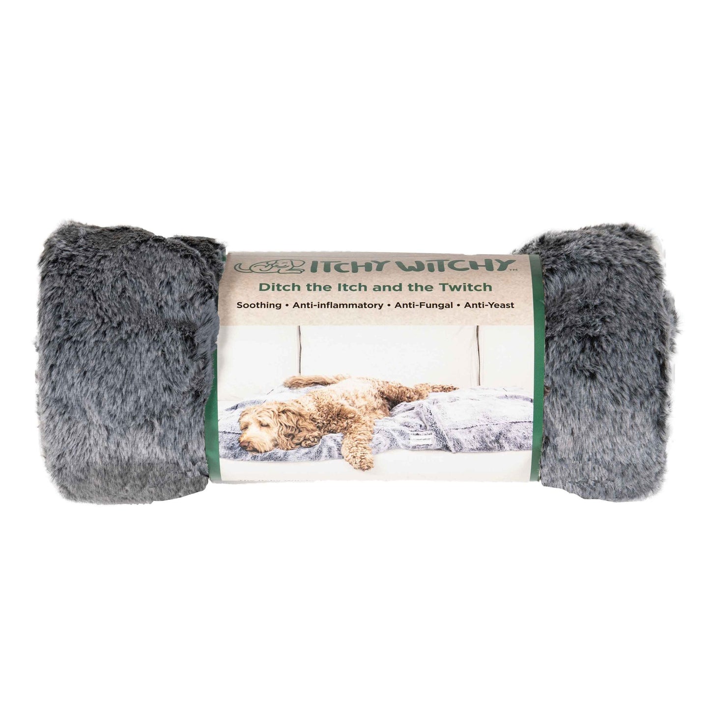 FurHeartJoy Itchy Essential Oils Blanket  Medium Chocolate Truffle  Soothing FIR & Aromatherapy Relief - Image 2